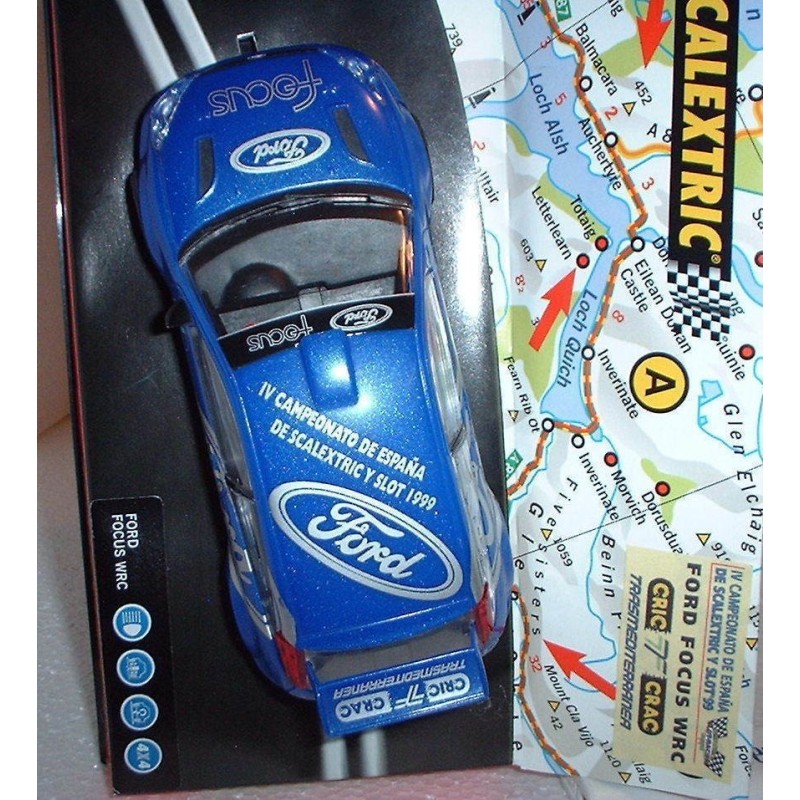 FORD FOCUS WRC VALVOLINE IV CTO ESPAÑA SCALEXTRIC 1999