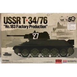 TANQUE USSR T-34/76 N 183 FACTORY PRODUCTION