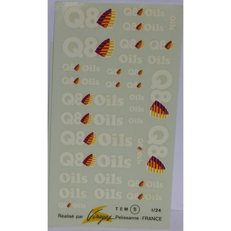 CALCA LUBRICANTES Q8 OILS 1/24