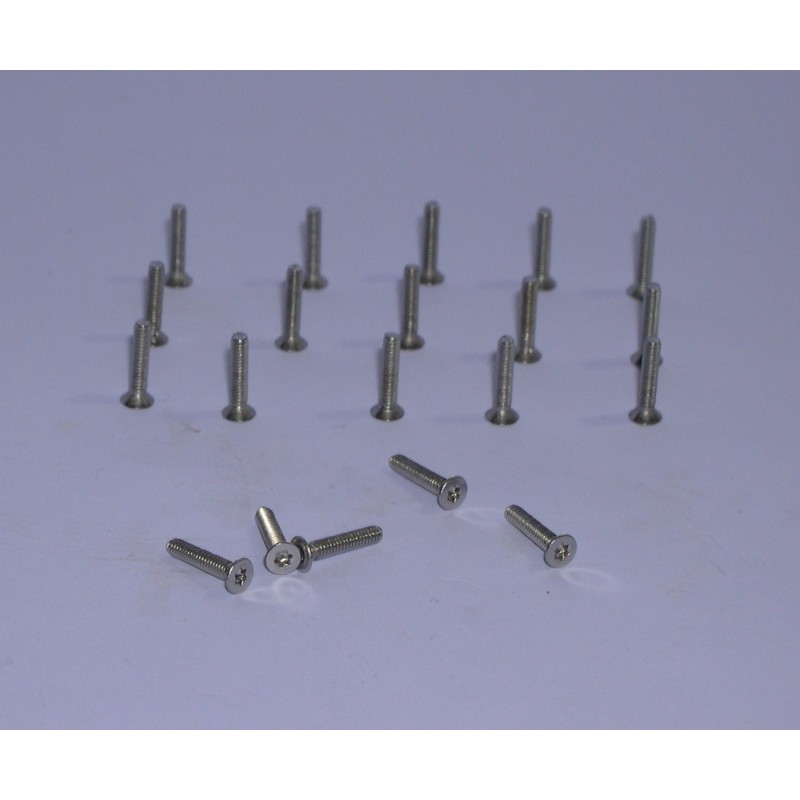 TORNILLO INOXIDABLE TORX CONICO M2 x10mm