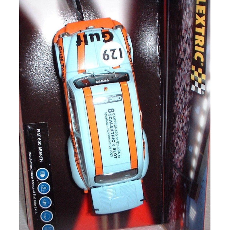 FIAT 1000 ABARTH GULF 8  CTO ESPAÑA SCALEXTRIC