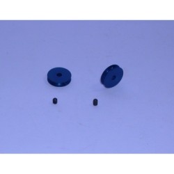 POLEA DURALUMINIO 0.8mm AZUL PARA CORREA 1.5mm