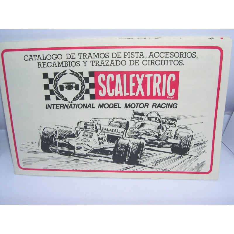 CATALOGO TRAMOS DE PISTA ACCESORIOS Y RECAMBIOS1982