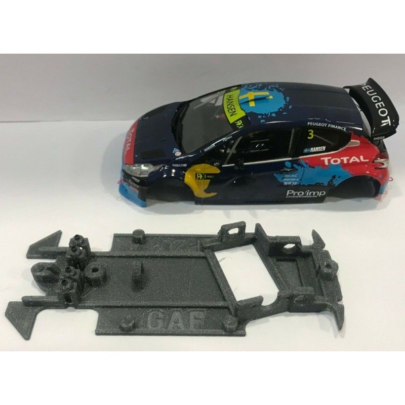 CHASIS 3D PEUGEOT 208 WRC SCALEAUTO