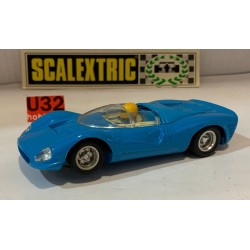 SLOT CAR SCX SCALEXTRIC EXIN C-41 FERRARI GT 330 AZUL HECHO EN MEXICO