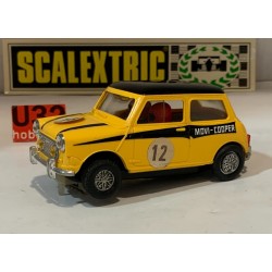 SLOT CAR SCX SCALEXTRIC EXIN C-45 MINI COOPER -12 MOVI COOPER AMARILLO