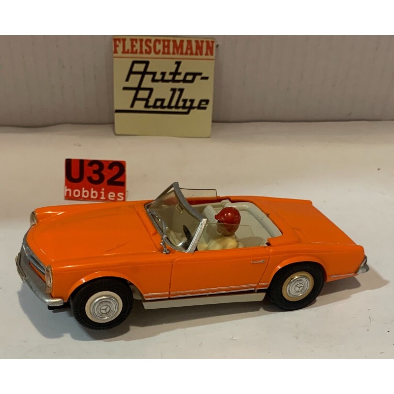 SLOT CAR FLEISCHMANN AUTO RALLYE 3261 MERCEDES BENZ 280SL NARANJA