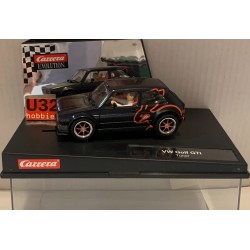 SLOT CAR CARRERA EVOLUTION 27230 VW VOLKSWAGEN GOLF GTI TUNER NEGRO