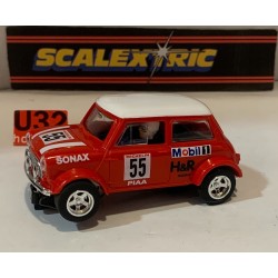 SLOT CAR SCX SCALEXTRIC C-2103 MINI COOPER -55 ROJO SCALEXTRIC UK