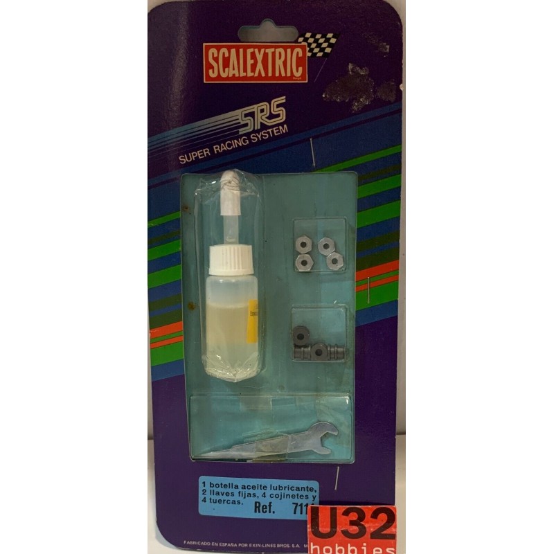 SCALEXTRIC EXIN SRS 7111 1 BOTELLA ACEITE LUBRICANTE   BLISTER ORIGINAL