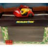 SLOT CAR SCALEXTRIC C-884 MOTORCYCLE AND SIDECAR RED POWER RANGERS