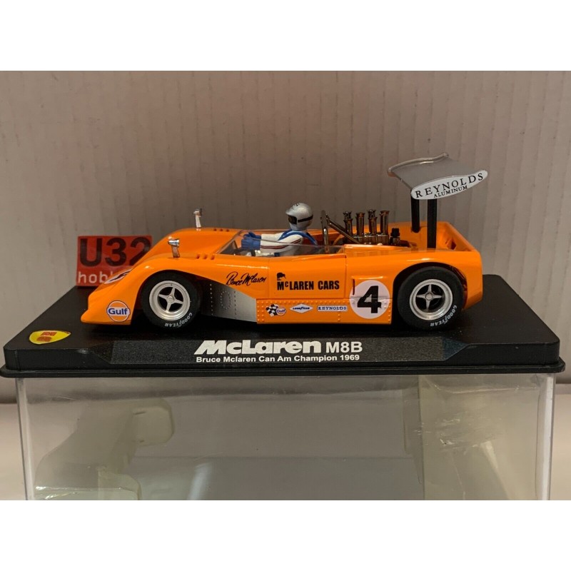 SLOT CAR VANQUISH MG CA21 McLAREN FORD M8D -5 CAN AM CHAMPION 1969 BRUCE McLAREN