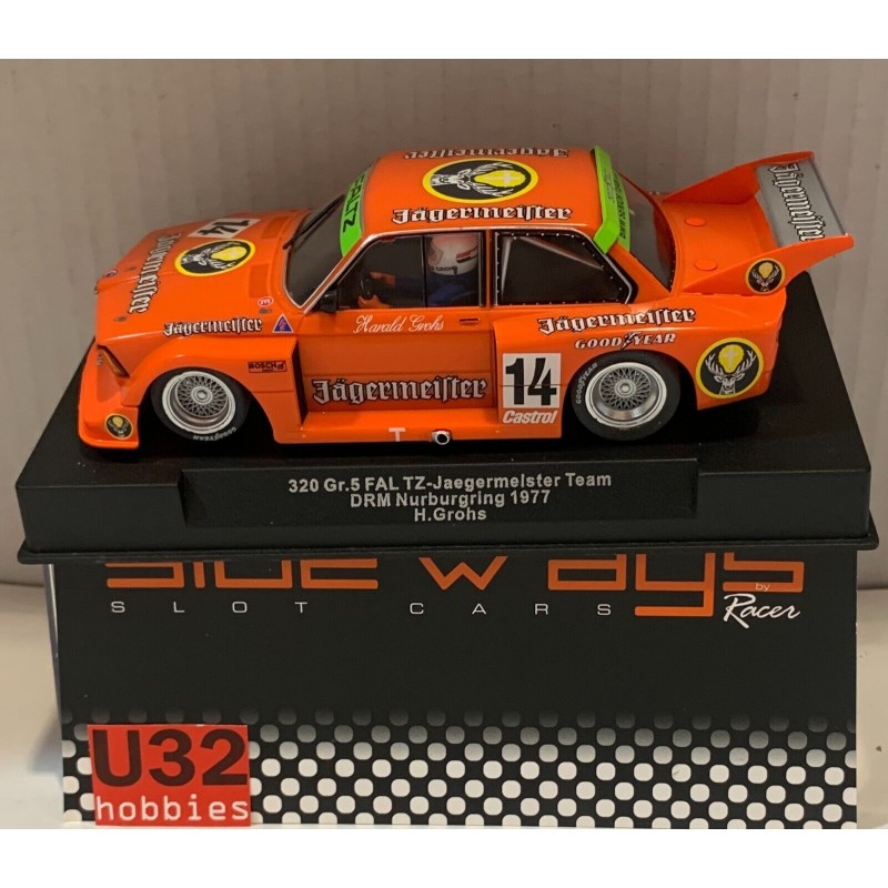 SLOT CAR RACER SIDEWAYS SW41A BMW 320 Gr.5 FAl TZ -15 NURBURGRING  JAGERMEISTER