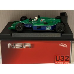 SLOT CAR NSR H02 JORDAN 191 -32 F1 1991 SEVEN UP MICHAEL SCHUMACHER