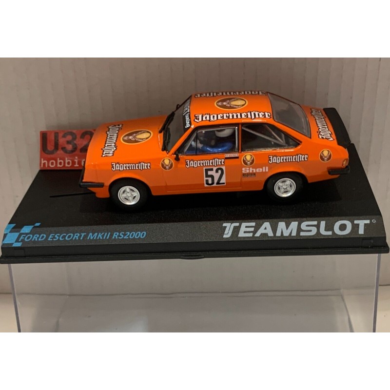 SLOT CAR TEAM SLOT 12704 FORD ESCORT MKII RS2000 AUESBERG 19781 JAGERMEISTER