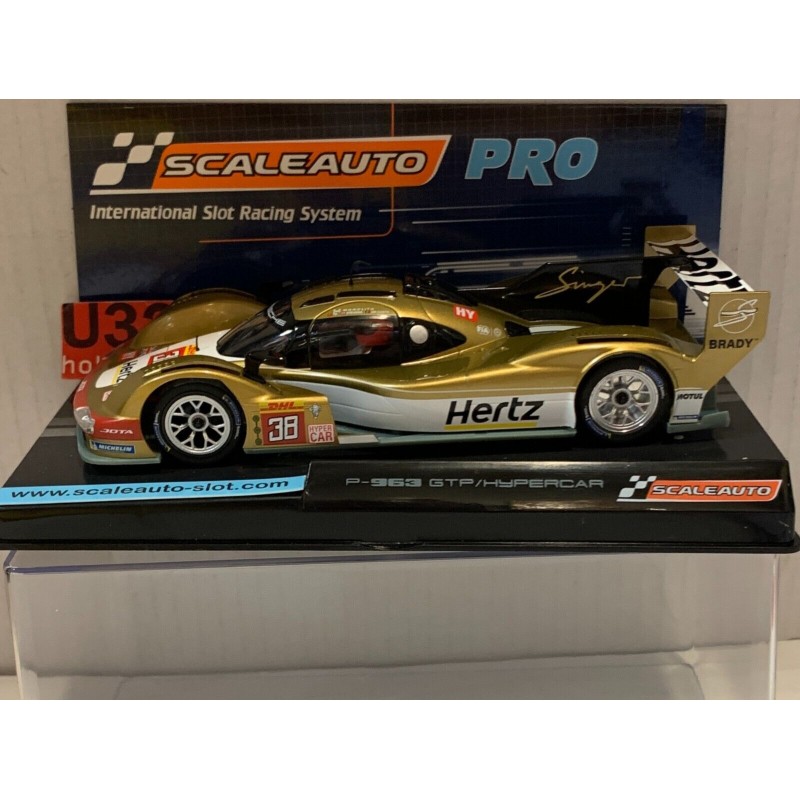 SLOT CAR SCALEAUTO PRO SC-6331 PORSCHE 963 HYPERCAR -38 TEAM JOTA YE-STEVENS