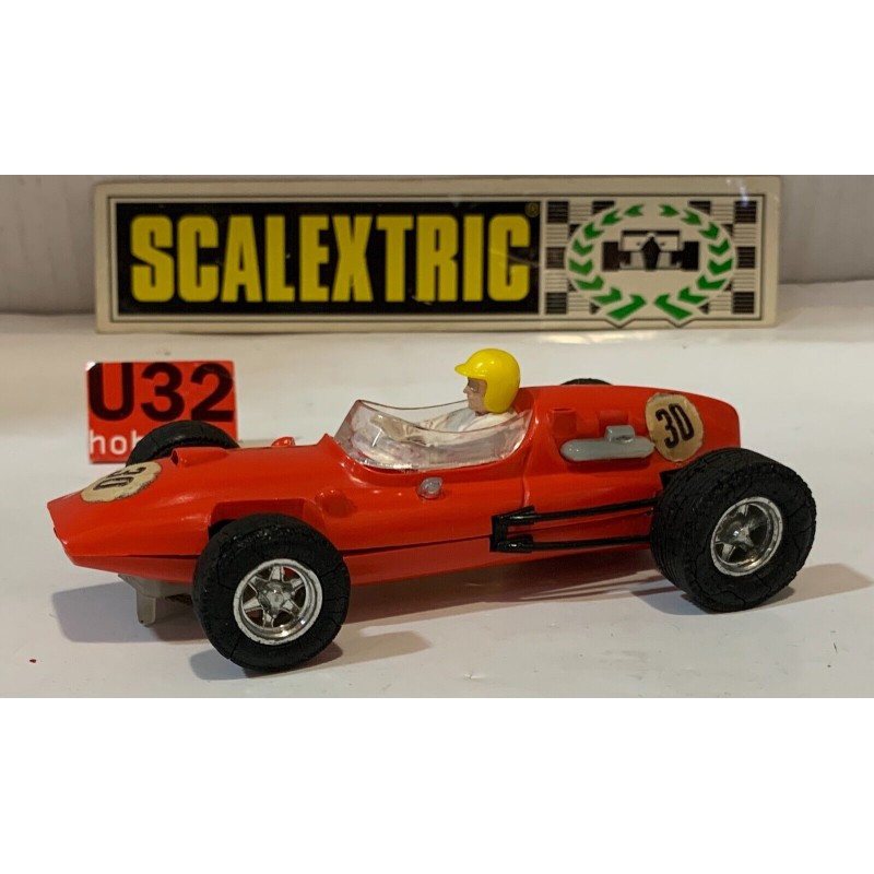 SLOT CAR SCX SCALEXTRIC EXIN C-38 COOPER CLIMAX -30 F1 GUIA MOVIL ROJO