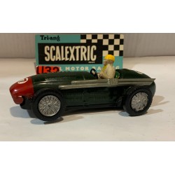 SLOT CAR SCX SCALEXTRIC UK TRIANG TINPLATE MASERATI 250F -7 F1 1957 VERDE