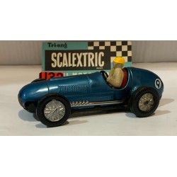 SLOT CAR SCX SCALEXTRIC  TRIANG TINPLATE FERRARI 375 -9 F1 1958 AZUL METALIZADO