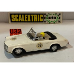 SLOT CAR SCX SCALEXTRIC EXIN C-33 MERCEDES 250 SL SPORT -32 BLANCO