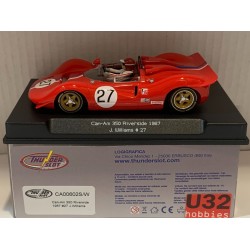 SLOT CAR THUNDERSLOT CA00602S/W FERRARI 350 -27 CAN-AM RIVERSIDE 1967 J.WILLIAMS