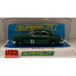 SLOT CAR SCX SUPERSLOT H4506 JAGUAR MK I -33 MIKE HAWTHON SCALEXTRIC UK