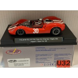 SLOT CAR THUNDERSLOT CA00405S/W McLAREN ELVA MKI -30 CAN-AM ASPERN 65 CH.VOGELE