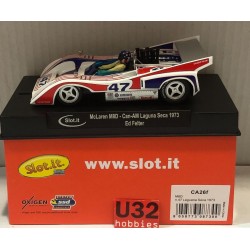 SLOT CAR SLOT.IT CA26F McLAREN M8D -47 CAN-AM LAGUNA SECA 1973 ED FOLTER