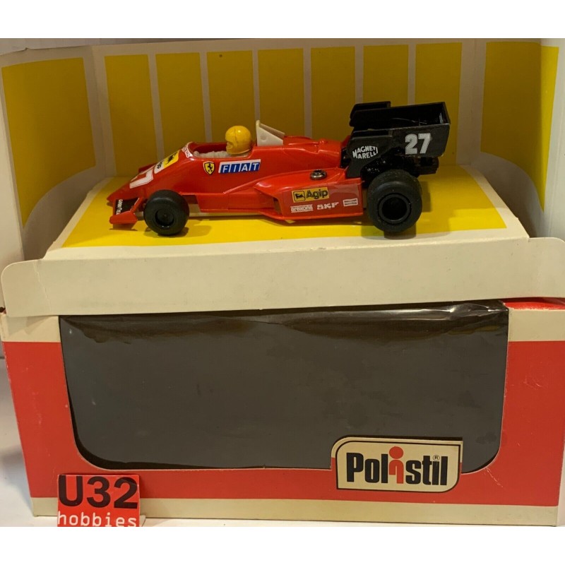 SLOT CAR POLISTIL A130 FERRARI 126 C3 -27 F1 1983 RENE ARNOUX CON CAJA