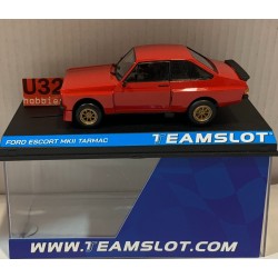 SLOT CAR TEAM SLOT 1013205 FORD ESCORT MKII TARMAC RED