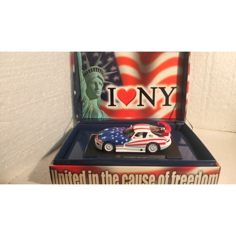 SLOT CAR FLY A202 VIPER GTS-R  "LOVE NEW YORK"  UNITED IN THE CAUSE OF FREEDOM