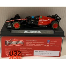 SLOT CAR NSR 0434IL ALFA ROMEO C42 -77 F1 '23 GUANYU ZHOU ROSSO QUADRIFOGLIO