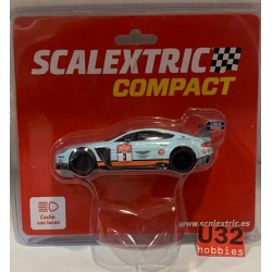 SLOT CAR SCX SCALEXTRIC COMPACT C10418S300 ASTON MARTIN VANTAGE -3 FOUR B