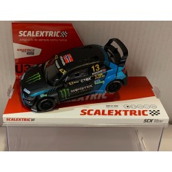 SLOT CAR SCX SCALEXTRIC U10319S300 AUDI S1 WRX -13 MONSTER BAKKERUD