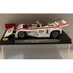 SLOT CAR VANQUISH MG CA11 LOLA T-260 -1 RIVERSIDE 1971 L&M JACKIE STEWART