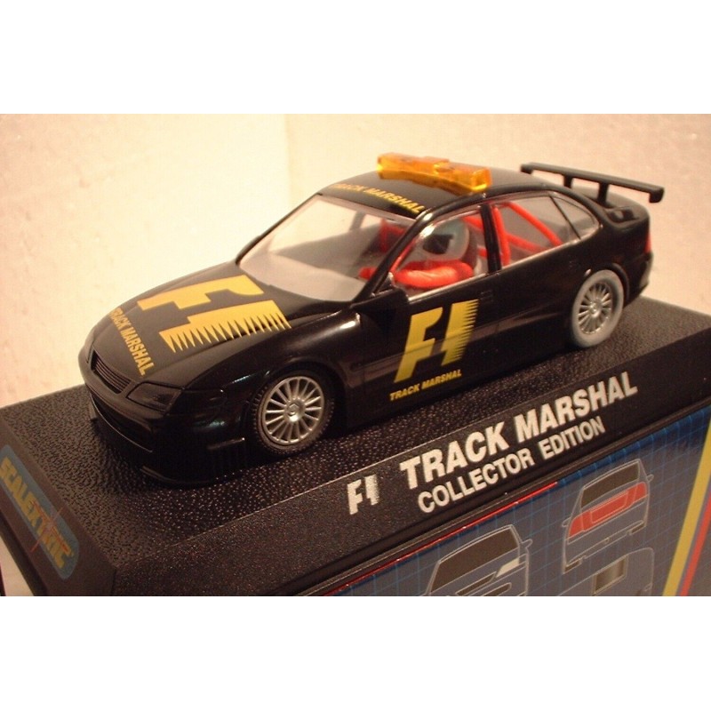 SLOT CAR SCX SCALEXTRIC C-2196 VAUXHALL VECTRA F1 TRACK MARSHALL COLLECTOR *