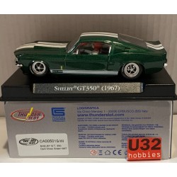 SLOT CAR THUNDERSLOT CA00501S/W MUSTANG SHELBY GT350 1967 DARK MOSS GREEN