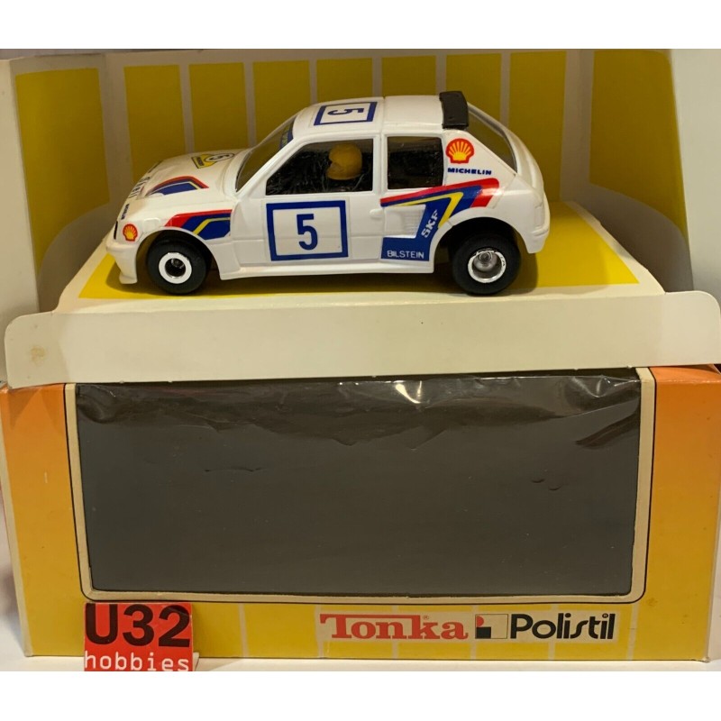 SLOT CAR POLISTIL A PEUGEOT 205 TURBO 16 -5 RALLLY