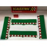 SLOT CAR SCX SCALEXTRIC BORDE RECTA 4UNIDADES