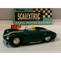 SLOT CAR SCX TRIANG SCALEXTRIC C-91 JAGUAR D TYPE -8 RACE TUNED VERDE