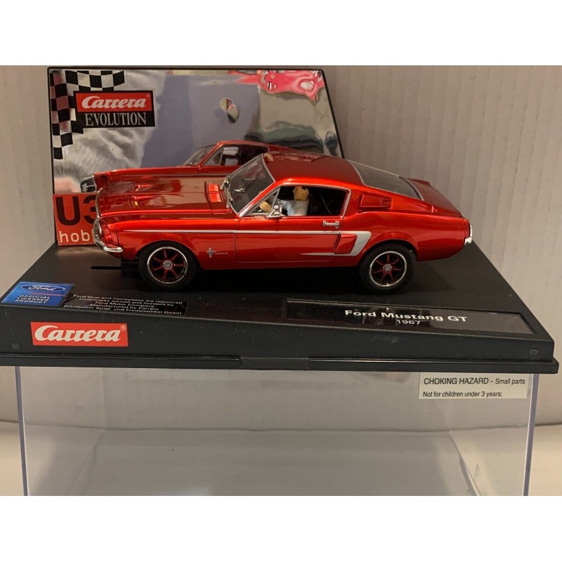 SLOT CAR CARRERA EVOLUTION 27272 FORD MUSTANG GT 1967