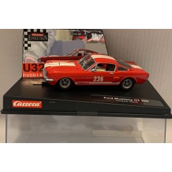 SLOT CAR CARRERA EVOLUTION 25713 FORD MUSTANG GT 350 HISTORIC RACE RED