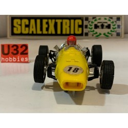 SLOT CAR SCALEXTRIC EXIN C-36 HONDA F1 -18 AMARILLO LIMON CHASIS AMARILLO LIMON