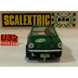 SLOT CAR SCX SCALEXTRIC EXIN C-42 TC SEAT 850 COUPE ABARTH  -25 VERDE RACE TUNED