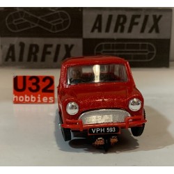 SLOT CAR MRRC 5165 MINI COOPER ROJO PURPURA CON PARACHOQUES