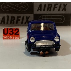 SLOT CAR MRRC 5165 MINI COOPER AZUL OSCURO CON PARACHOQUES