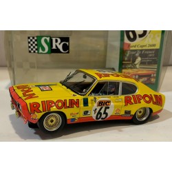 SLOT CAR SRC 003.02 FORD CAPRI 2600 -65 TOUR DE FRANCE 1972 RIPOLIN G.LARROUSSE