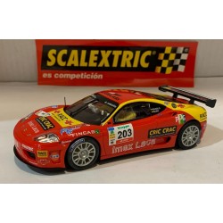 SLOT CAR SCX SCALEXTRIC  FERRARI MODENA GTC  -203 CARGLAS BEST OF BELRON LTD.ED.