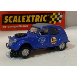 SLOT CAR SCX SCALEXTRIC 6488 CITROEN 2 CV SAHARA CLUB GRAZ