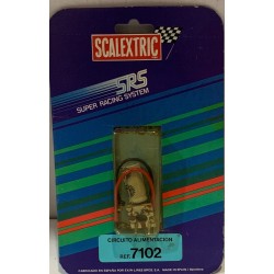 SCALEXTRIC EXIN SRS 7102 CIRCUITO ALIMENTACION  BLISTER ORIGINAL